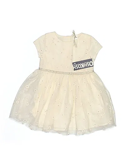 Pre-owned Oshkosh B'gosh Kids' Dress In White