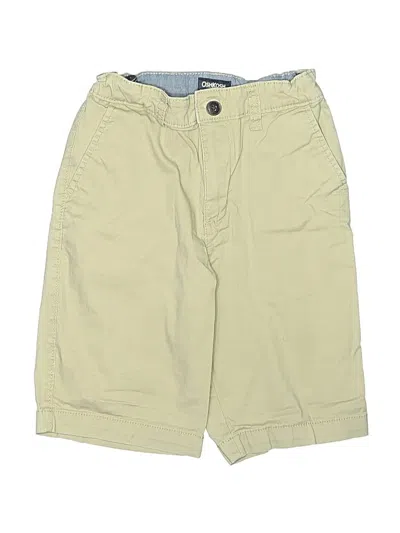 Pre-owned Oshkosh B'gosh Kids' Khaki Shorts In Tan