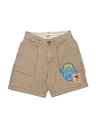 Pre-owned Oshkosh B'gosh Kids' Khaki Shorts In Tan