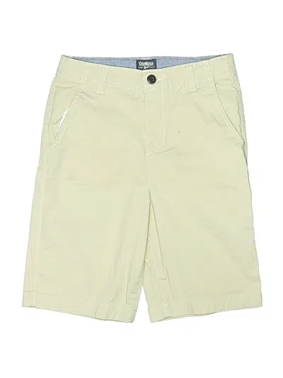Pre-owned Oshkosh B'gosh Kids' Khaki Shorts In Yellow