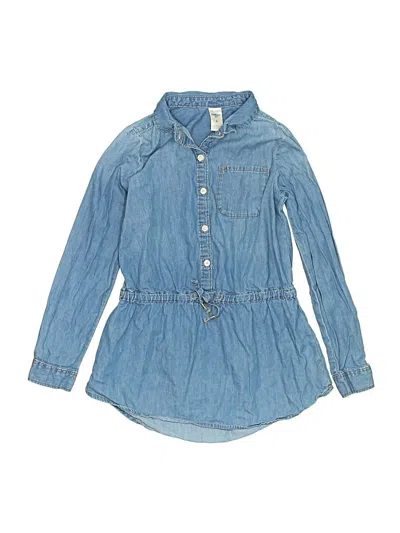 Pre-owned Oshkosh B'gosh Kids' Long Sleeve Blouse In Blue