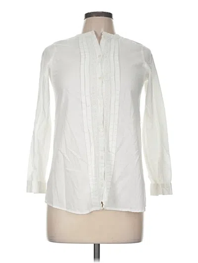 Pre-owned Oshkosh B'gosh Long Sleeve Button Down Shirt In Ivory