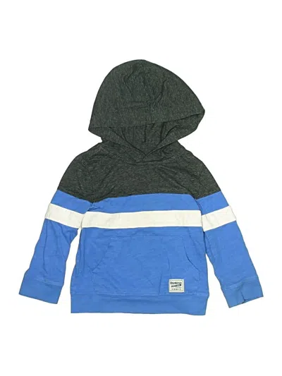 Pre-owned Oshkosh B'gosh Kids' Long Sleeve T-shirt In Blue