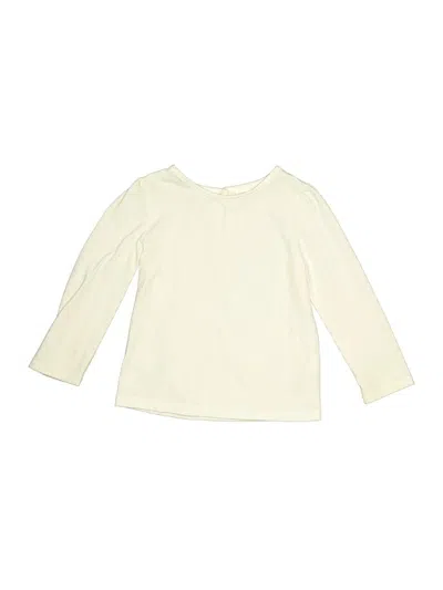 Pre-owned Oshkosh B'gosh Kids' Long Sleeve T-shirt In Ivory