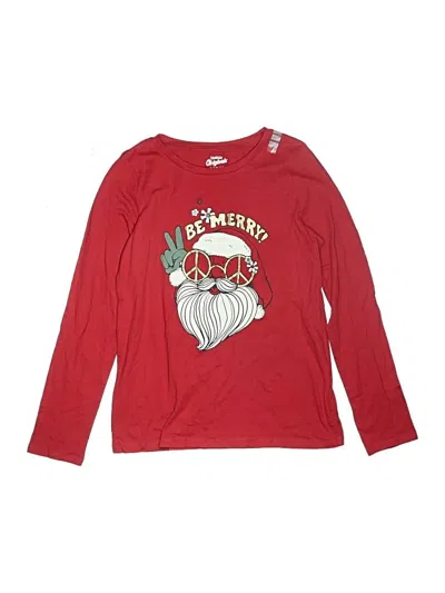 Oshkosh B'gosh Kids' Long Sleeve T-shirt In Red