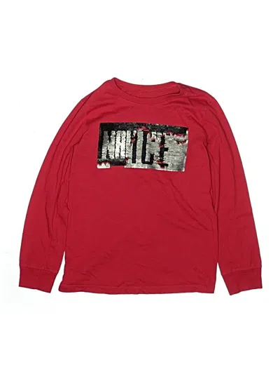 Pre-owned Oshkosh B'gosh Kids' Long Sleeve T-shirt In Red