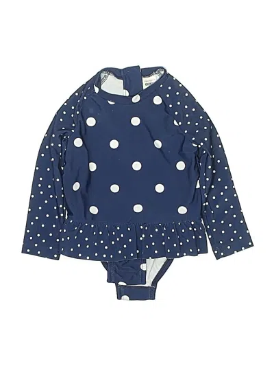 Pre-owned Oshkosh B'gosh Babies' One Piece Swimsuit In Blue