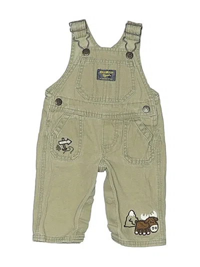 Pre-owned Oshkosh B'gosh Babies' Overalls In Brown