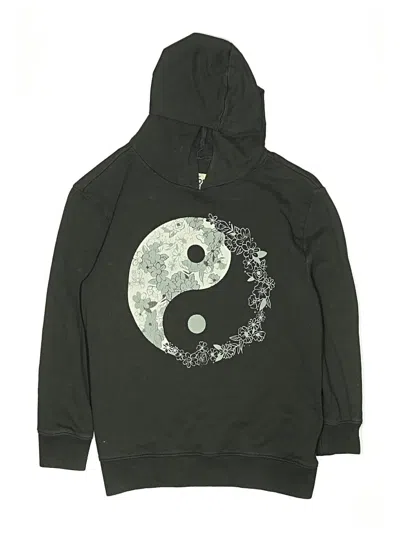 Pre-owned Oshkosh B'gosh Kids' Pullover Hoodie In Black