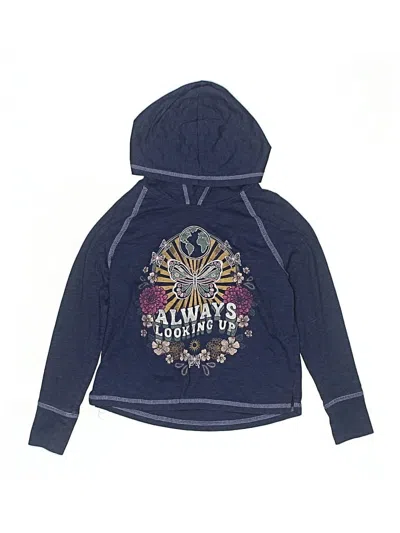 Pre-owned Oshkosh B'gosh Kids' Pullover Hoodie In Blue