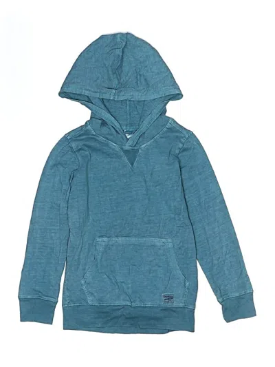 Pre-owned Oshkosh B'gosh Kids' Pullover Hoodie In Blue