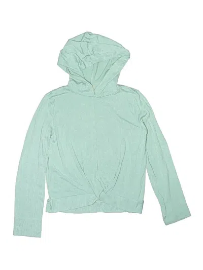 Pre-owned Oshkosh B'gosh Kids' Pullover Hoodie In Green