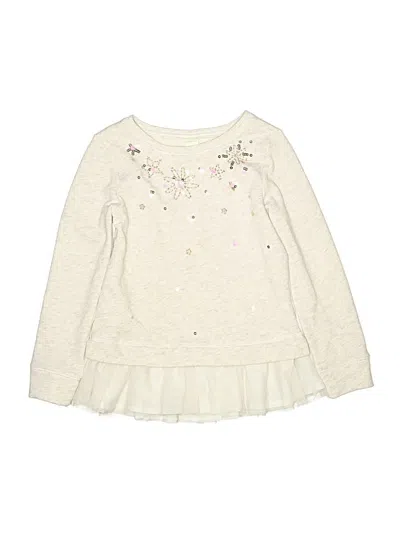 Pre-owned Oshkosh B'gosh Kids' Pullover Sweater In Ivory