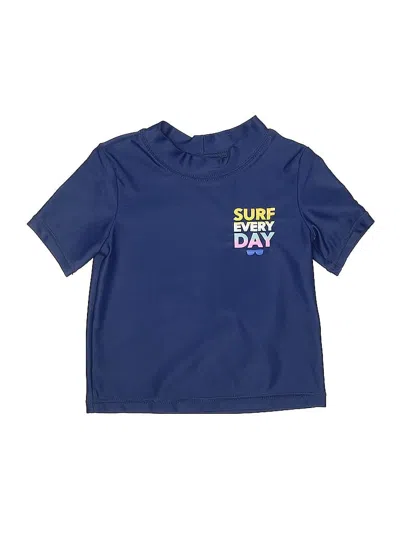 Pre-owned Oshkosh B'gosh Babies' Rash Guard In Blue