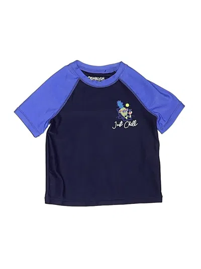 Pre-owned Oshkosh B'gosh Babies' Rash Guard In Blue