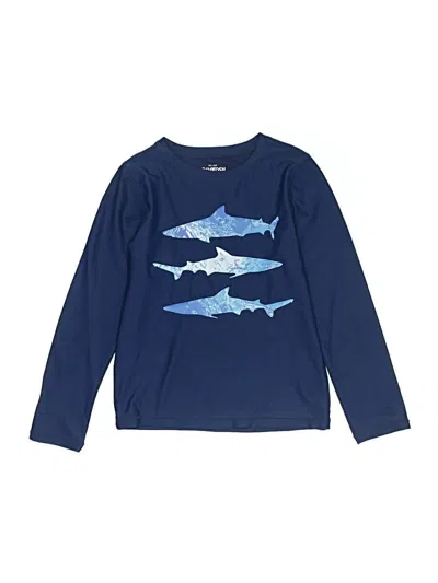 Pre-owned Oshkosh B'gosh Kids' Rash Guard In Blue