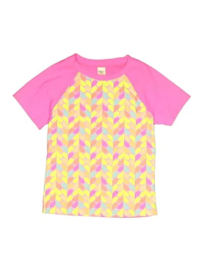 Pre-owned Oshkosh B'gosh Kids' Rash Guard In Pink