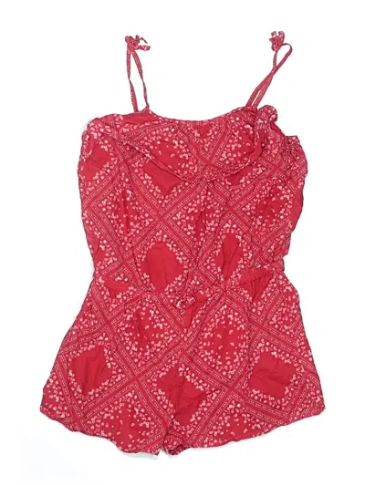 Pre-owned Oshkosh B'gosh Kids' Romper In Red