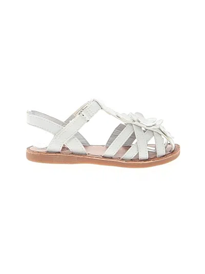 Pre-owned Oshkosh B'gosh Kids' Sandals In White