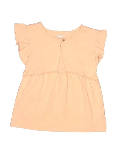 Pre-owned Oshkosh B'gosh Kids' Short Sleeve T-shirt In Orange