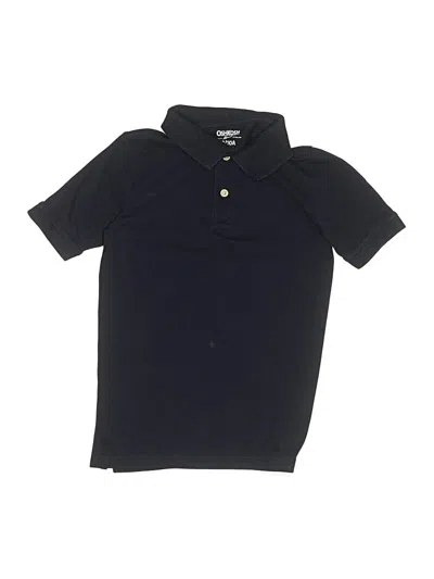 Pre-owned Oshkosh B'gosh Kids' Short Sleeve Top Black Tops