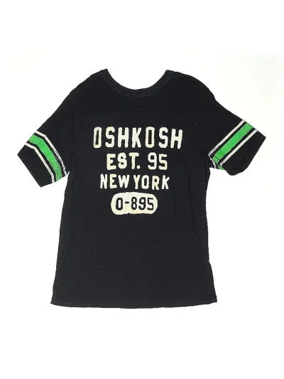 Pre-owned Oshkosh B'gosh Kids' Short Sleeve T-shirt In Black