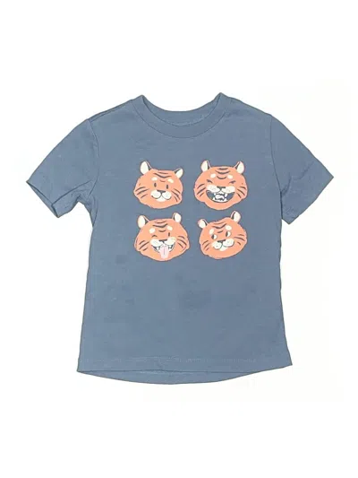 Pre-owned Oshkosh B'gosh Kids' Short Sleeve T-shirt In Blue