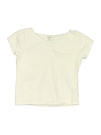 Pre-owned Oshkosh B'gosh Kids' Short Sleeve T-shirt In White