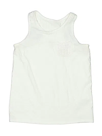 Pre-owned Oshkosh B'gosh Kids' Sleeveless T-shirt In White