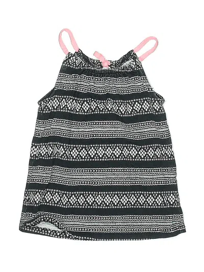 Pre-owned Oshkosh B'gosh Kids' Sleeveless Top Black Halter Neckline Tops