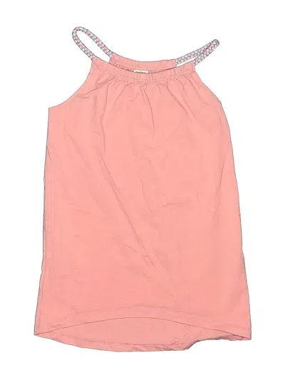 Pre-owned Oshkosh B'gosh Kids' Sleeveless Top Pink Halter Neckline Tops
