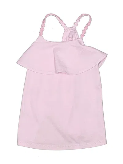 Pre-owned Oshkosh B'gosh Kids' Sleeveless Top Pink Halter Neckline Tops