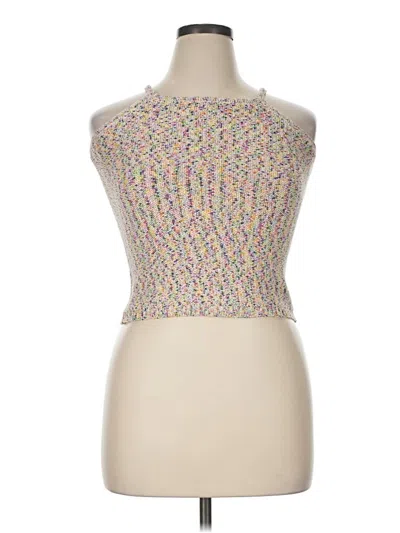 Oshkosh B'gosh Sleeveless Top Silver Halter Neckline Tops