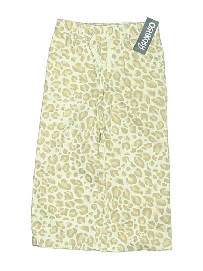 Oshkosh B'gosh Kids' Snow Pants With Bib In Yellow