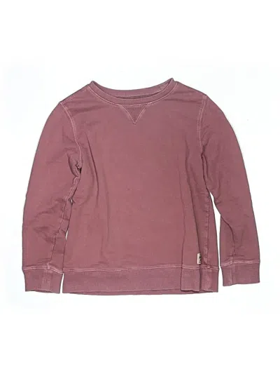 Pre-owned Oshkosh B'gosh Kids' Sweatshirt In Burgundy