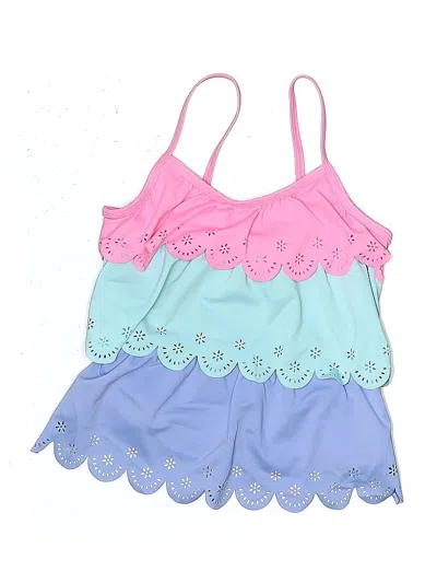 Pre-owned Oshkosh B'gosh Kids' Swimsuit Cover Up In Blue