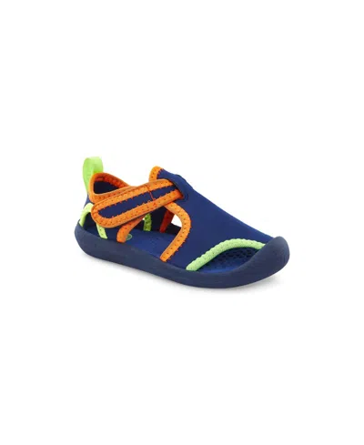 Oshkosh B'gosh Kids' Toddler Boys Aquatic Shoes In Navy,neon