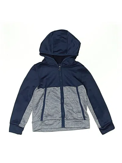 Pre-owned Oshkosh B'gosh Kids' Zip Up Hoodie In Blue