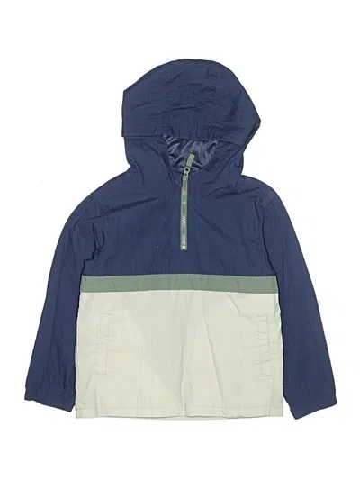 Pre-owned Oshkosh B'gosh Kids' Zip Up Hoodie In Blue