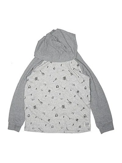 Pre-owned Oshkosh B'gosh Kids' Zip Up Hoodie In Gray