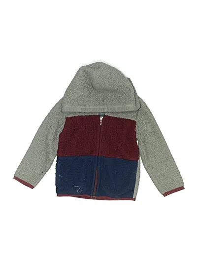 Pre-owned Oshkosh B'gosh Kids' Zip Up Hoodie In Green