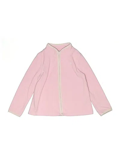 Pre-owned Oshkosh B'gosh Kids' Zip Up Hoodie In Pink