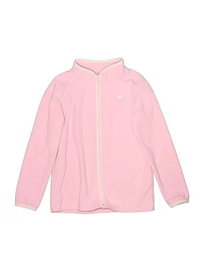 Pre-owned Oshkosh B'gosh Kids' Zip Up Hoodie In Pink