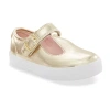 Oshkosh Gracey Toddler Girls Round Closed Toe Mary Jane Shoes In Gold