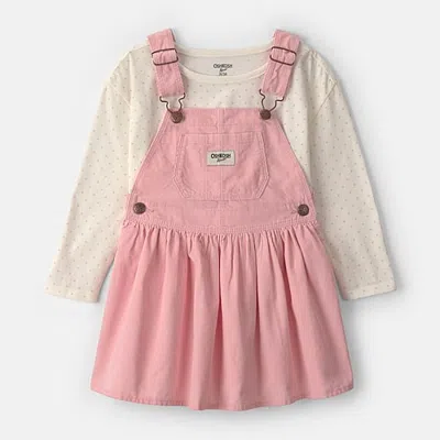 Oshkosh Babies' Toddler Girls Floral 2-pc. Dress Set In Pink
