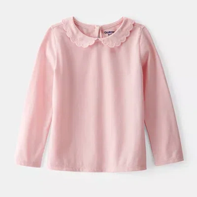 Oshkosh Babies' Toddler Girls Long Sleeve Blouse In Pink