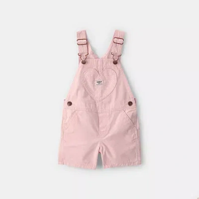 Oshkosh Babies' Toddler Girls Shortalls In Pink