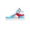 Osiris Clone White/red/cyan Men's Skate Shoes In White/red/cyan