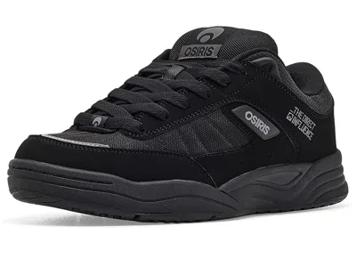 Osiris Flux Men's Skate Shoes Black/black/black: 8.5 D - Medium, Faux Leather