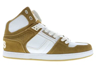 Pre-owned Osiris Men's  Nyc 83 Clk Sneakers In Light Brown/white